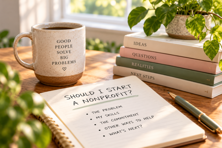 Should You Start a Nonprofit? Maybe.